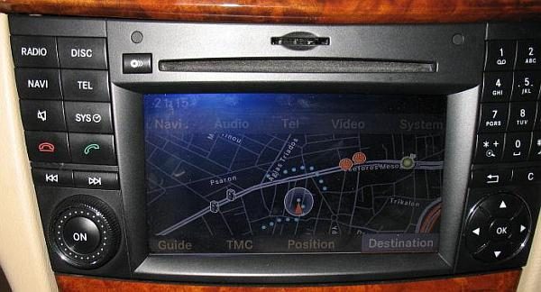 Mercedes COMAND NTG2.5 Tłumaczenie nawigacji - Polskie menu